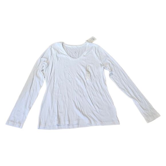 Women's Lightweight Scoop Ribbed Top Medium - Picture 1 of 3